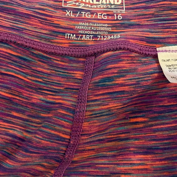 NWT Kirkland Signature active leggings XL 16 - Picture 7 of 9